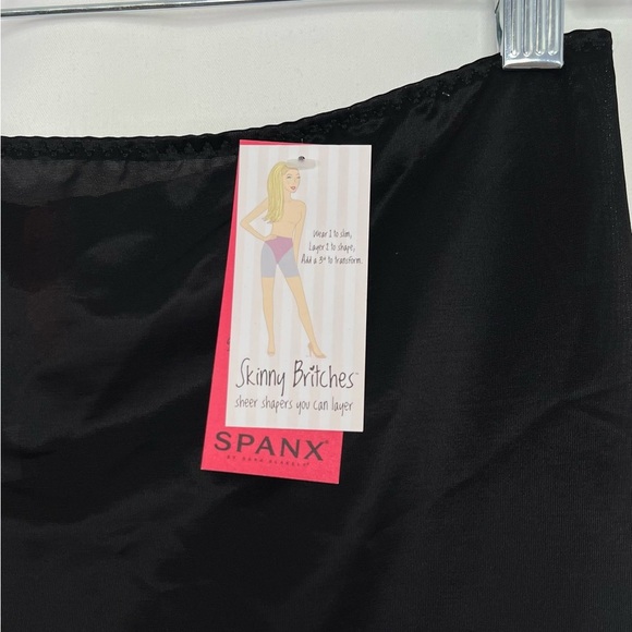 NWT Spanx Women's Shaping High Waist Shorts Mid-thigh Shaper 2x Black Slimiplic - Picture 5 of 6